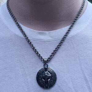 Men's Stainless Steel Pendant Necklace